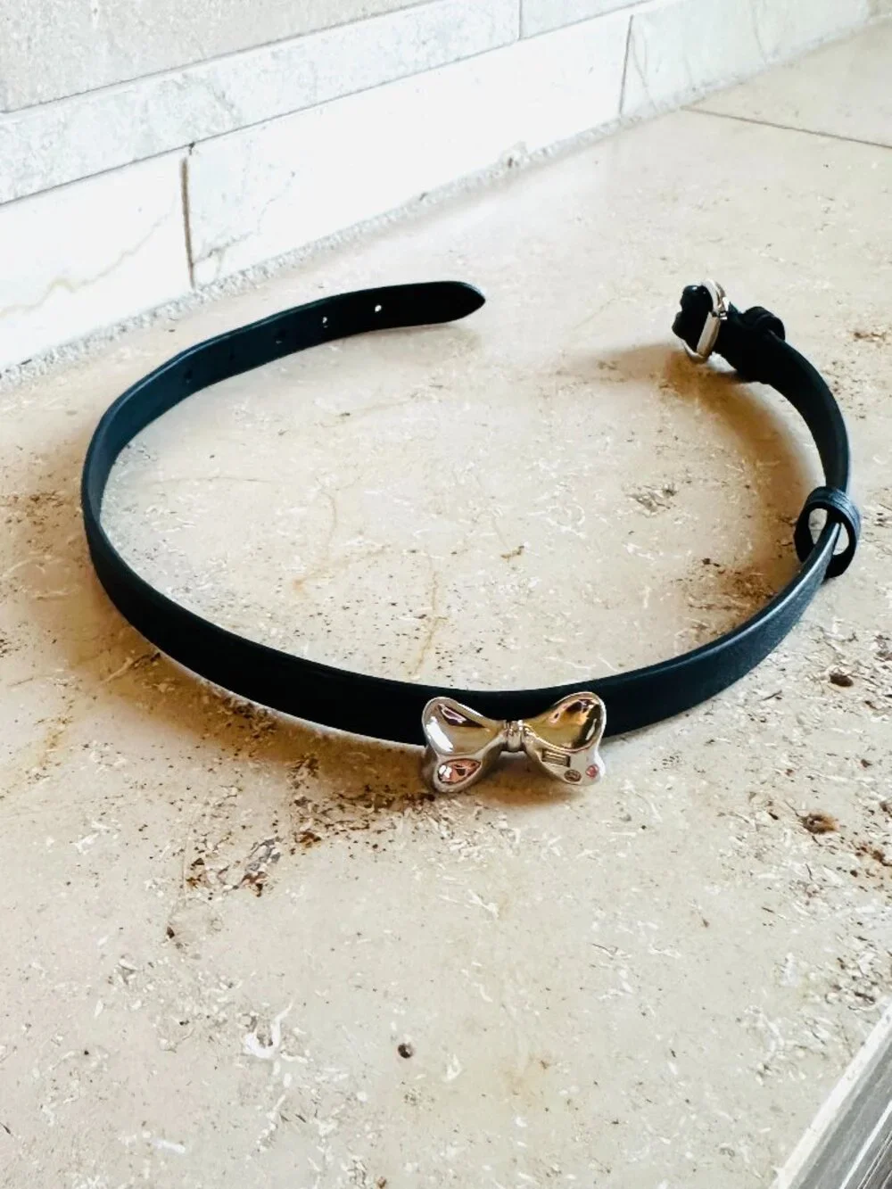 Coach black leather